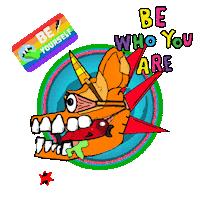Be Who You Are Sticker