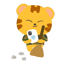 Kwon Soon Young Tiger Sticker
