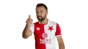 josef husbauer point Sticker by SK Slavia Praha