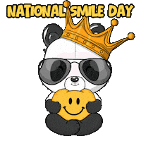 Happy Good Vibes Sticker by PandaPals
