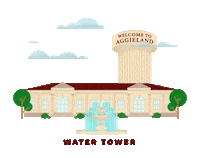 Texas Am Buildings Sticker by Texas A&M University