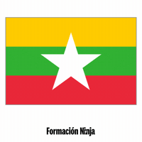 Myanmar Flag GIF by Formación Ninja