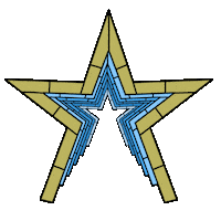 Star Glow Sticker by Pittsburgh Botanic Garden