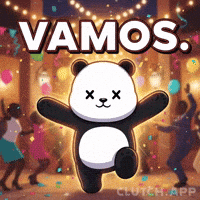 Lets Go Happy Dance GIF by Kanpai Pandas