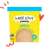 mustloveco ice cream pint nicecream nice cream Sticker