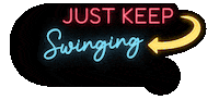 Keepswinging Sticker by Pasimedia