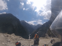 GoPro Footage From Motorbike Journey on World's Most Dangerous Road