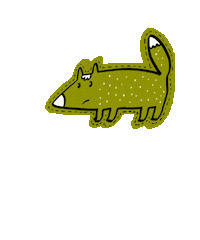 gerganazmiicharova fox smart dots gzm Sticker