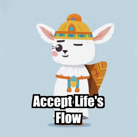 Wisdom Acceptance GIF by Llamaozi