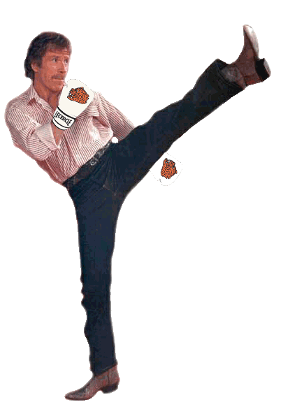 Boxing Kicking Sticker by LeCercle-Boxing