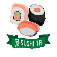 sushiteiindonesia japanese sushi japaneserestaurant japanese restaurant Sticker