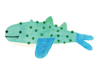 HalcyonNights baby shark melbourne dot Sticker