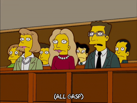 Gasping Season 17 GIF by The Simpsons