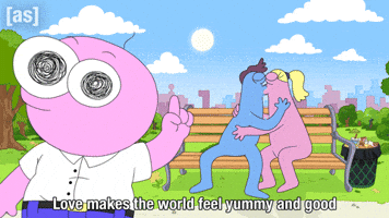 Love Makes The World Go Round Aww GIF by Adult Swim