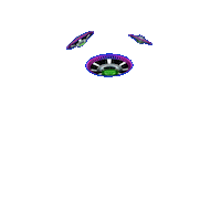 Alien Invasion Aliens Sticker by Insomniac Events