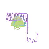 Happy Illustration Sticker