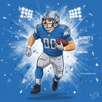 Detroit Lions Running GIF by Doge Pound