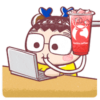 Coffee Work Sticker by Bear Boss Buddies