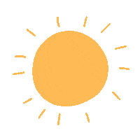 Illustration Sun Sticker