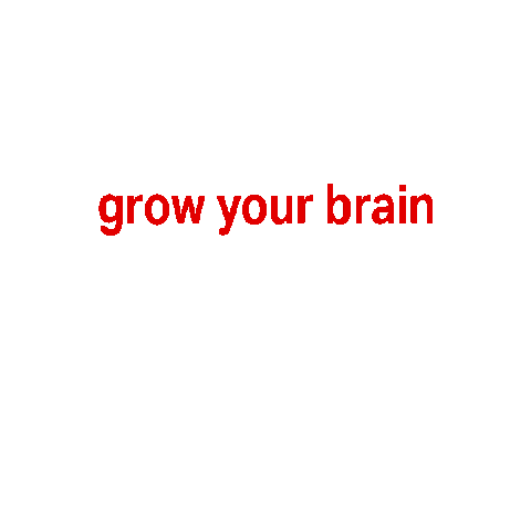 Grow Your Brain Sticker by MarketEd.Live