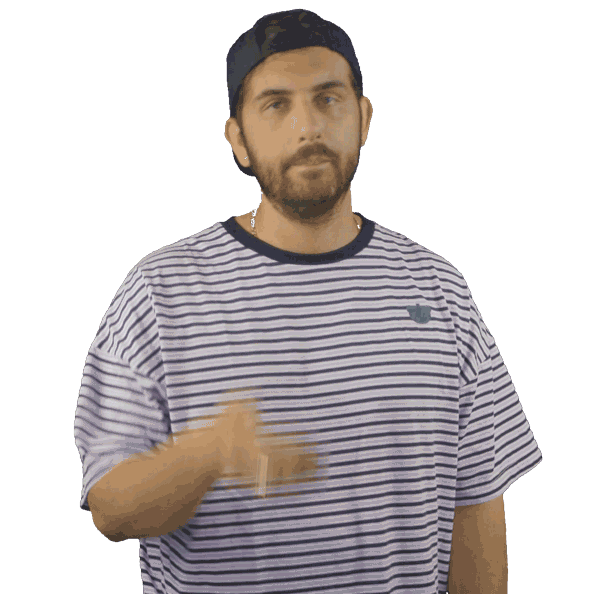 dj no Sticker by Borgore
