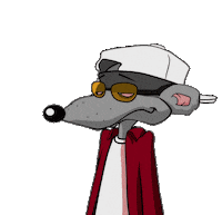 Rat Sigh Sticker