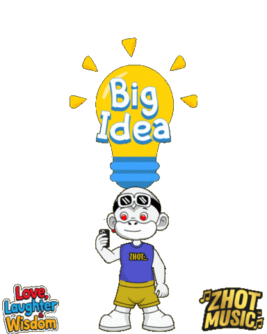 Big Idea Inspiration Sticker by Zhot