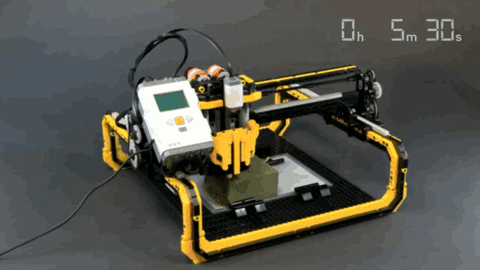 lego satisfying GIF