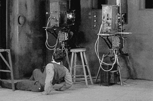 buster keaton when he breaks the fourth wall i die a lil bit GIF by Maudit
