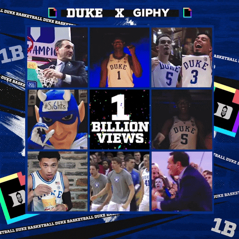 Duke Blue Devils Goat GIF by Duke Men's Basketball
