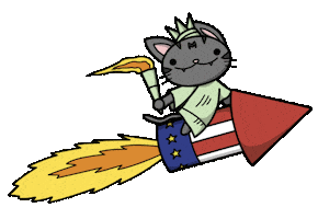 Celebrate United States Sticker by Tutimon