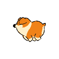 studiogoindol dog run puppy go Sticker