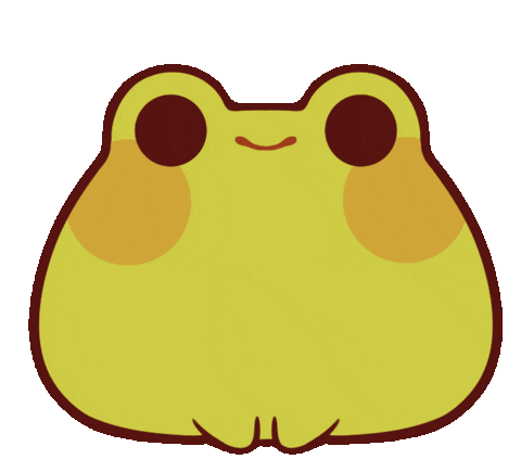 Happy Frog Sticker