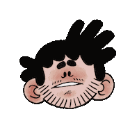 Momolossy animation angry red green Sticker