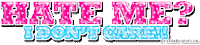 i dont care STICKER