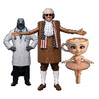 Costume Dancing Sticker