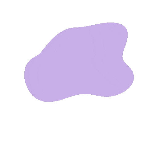 Blob Lavander Sticker