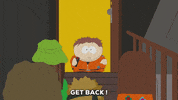 scared eric cartman GIF by South Park 