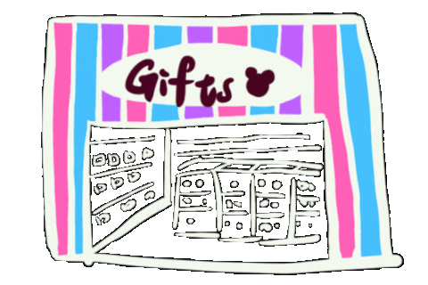 Disney Shopping Sticker