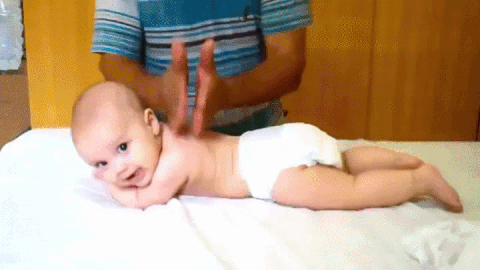 baby massage GIF