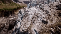 Drone Footage Shows Off Spectacular Glacier