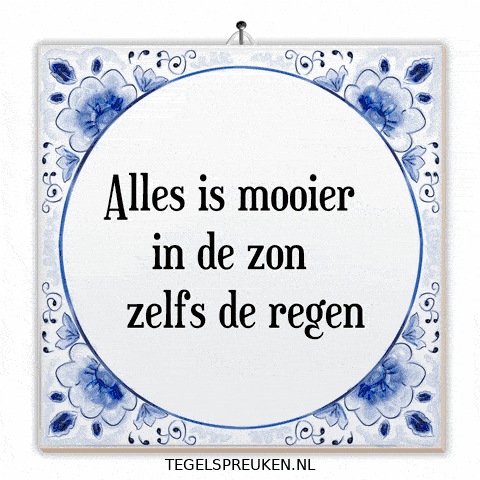 Nl Regen GIF by Tegelspreuken.nl