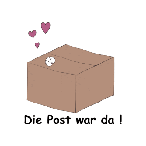 anni-sophie giphygifmaker post package guineapig Sticker