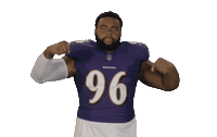 Hype Flex Sticker by Baltimore Ravens