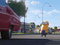 Minions Running GIF