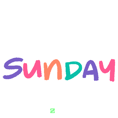 Happy Sunday Sticker by Zypto