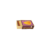 Matches Matchbox Sticker by Morgan Wade