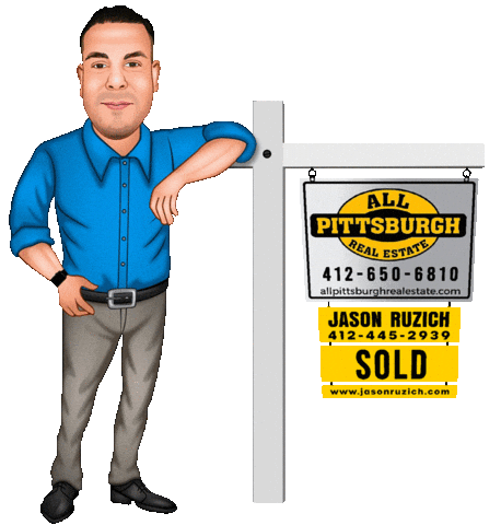 JasonRuzichAPRE real estate realtor sold sign Sticker