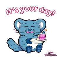 Happy Birthday Eating Sticker by VeeFriends