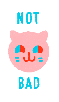 Not Bad Mood Sticker by Cinta Hosta